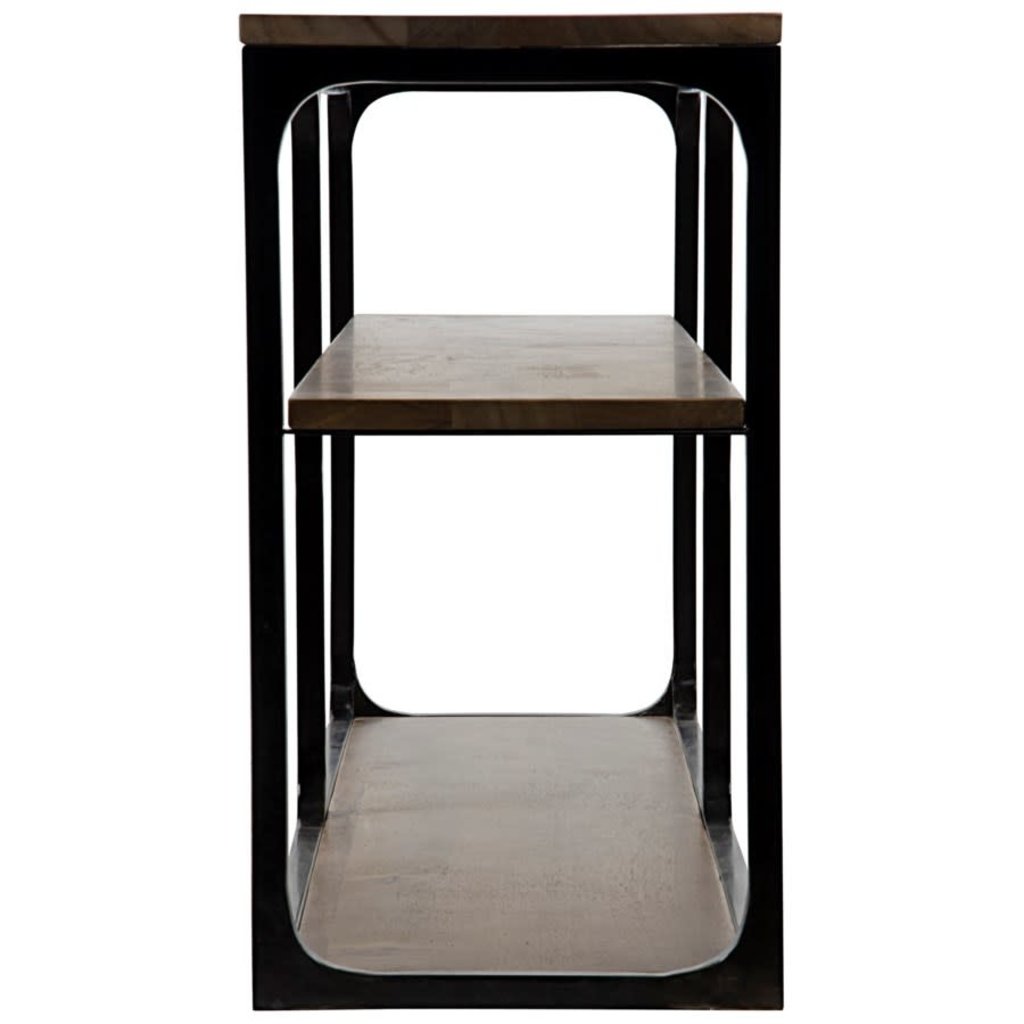 Noir Large Novie Console with Black Metal