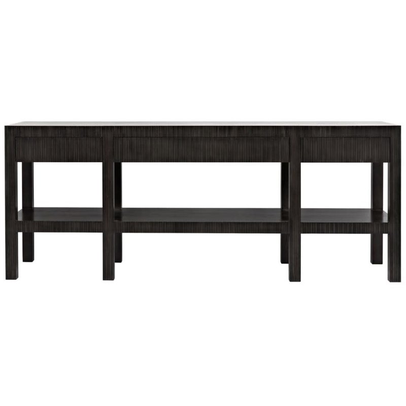 Noir Conrad Console, Pale 81W X 20D X 32.5H