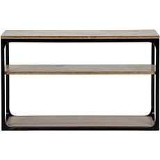 Noir Small Novie Console with Black Metal