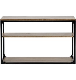 Noir Small Novie Console with Black Metal