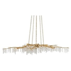 Currey & Company Forest Light Gold Chandelier H: 8'' Dia: 62''