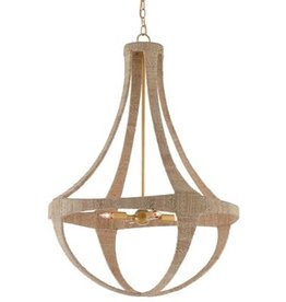 Currey & Company Ibiza Chandelier H: 39.5'' Dia: 28''