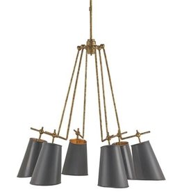 Currey & Company Jean-Louis Chandelier H: 28'' Dia: 30''