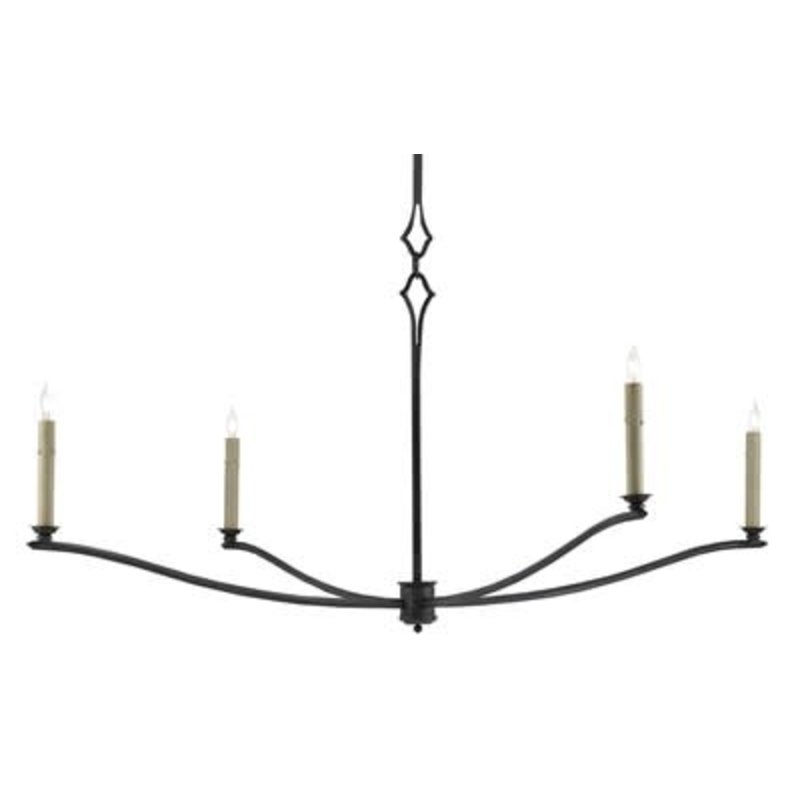 Currey & Company Knole Chandelier H: 20.75'' Dia: 49''