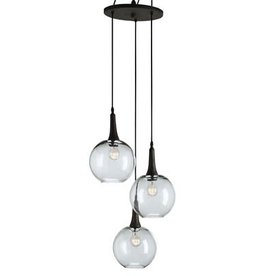 Currey & Company Beckett Trio Pendant H: 12'' Dia: 18''