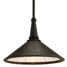 Currey & Company Manuscript Pendant H: 9.75'' Dia: 13''