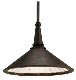 Currey & Company Manuscript Pendant H: 9.75'' Dia: 13''