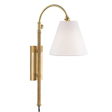 Hudson Valley Curves Plug-In Wall Sconce