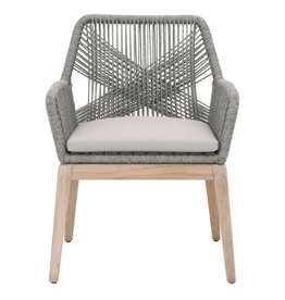 Loom Outdoor Arm Chair Platinum
