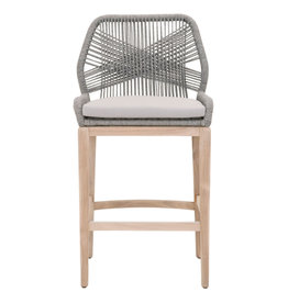 Loom Outdoor Barstool Platium