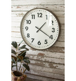 Kalalou Black & White Wall Clock