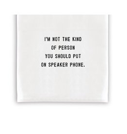 Santa Barbara Design Studio Speaker Phone Tea Towel