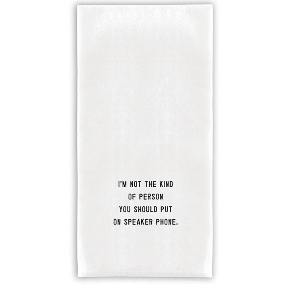 Santa Barbara Design Studio Speaker Phone Tea Towel