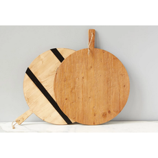 Europe 2 You Black Round Mod Charcuterie Board L