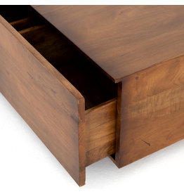Duncan Storage Coffee Table-Aged Brown