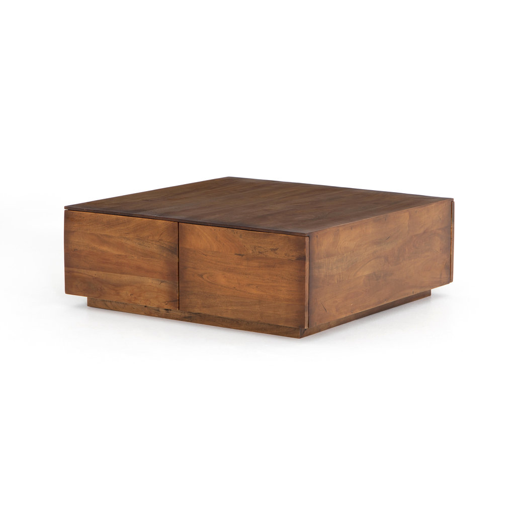 Duncan Storage Coffee Table-Aged Brown