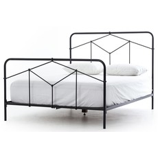 Casey Iron King Bed-Black
