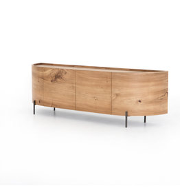 Lunas Media Console-Gold Guanacaste