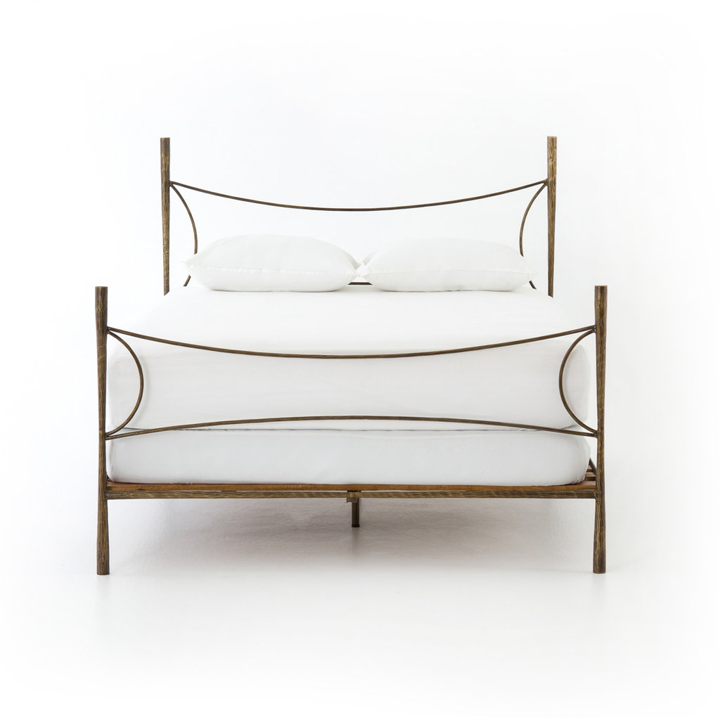 Westwood Queen Bed-Antique Brass
