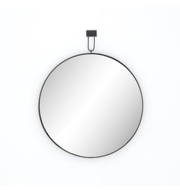 Vina Mirror-Antiqued Iron 30"