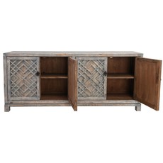 Antigua 4 Door Sideboard - Timeworn Gray