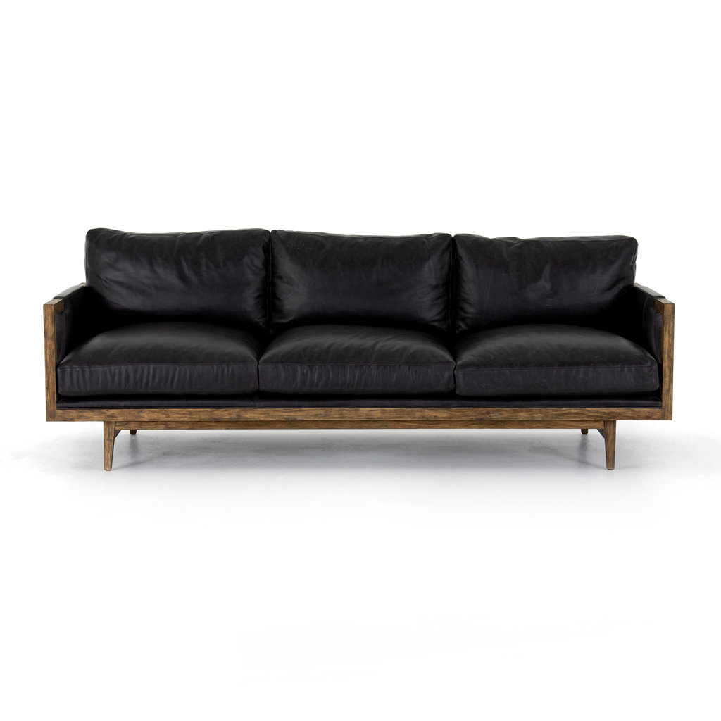 Stanley Sofa91"Sonoma Black Thrive Interiors and Design