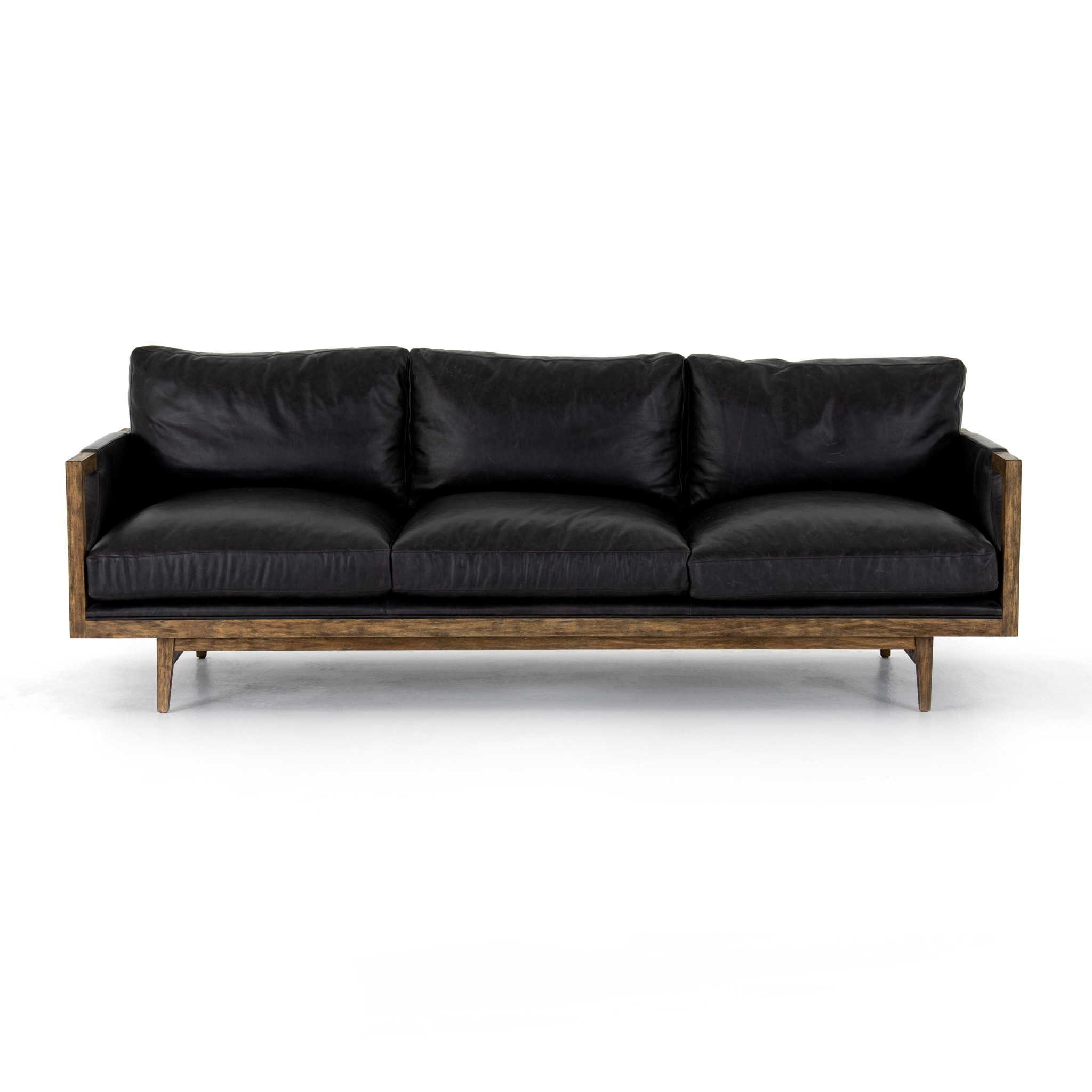 Stanley Sofa91"Sonoma Black Thrive Interiors and Design