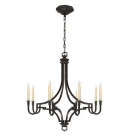 Visual Comfort Mykonos Small Chandelier Aged Iron