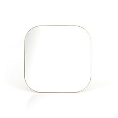 Bellvue Square Mirror-Polished Brass LRG