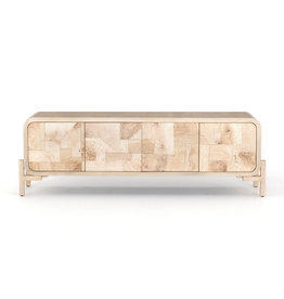 Wiley Media Console - Bleached Burl