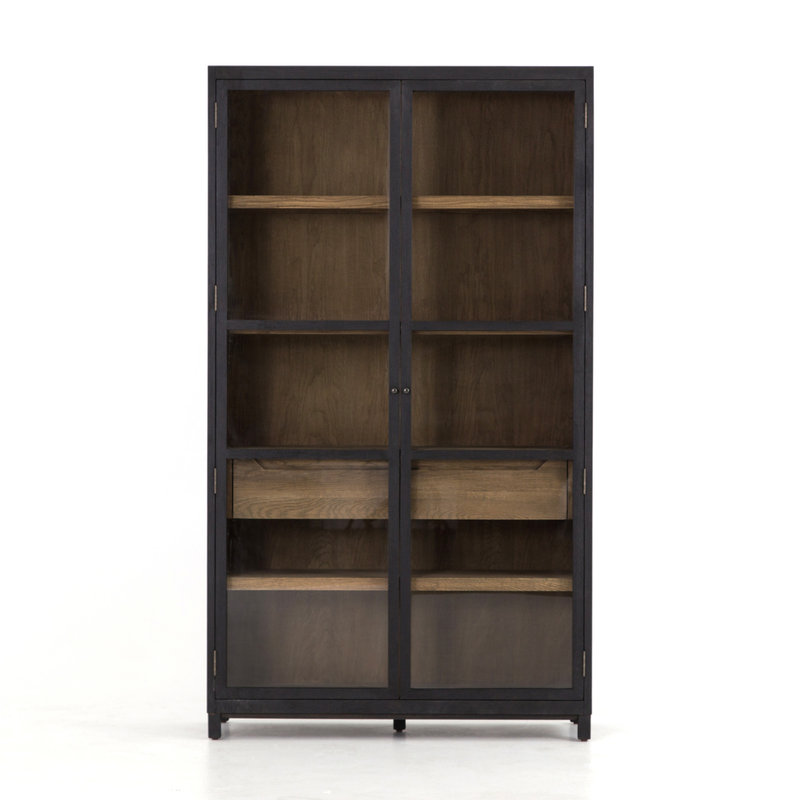 Millie Cabinet-Drifted Black/Drifted Oak