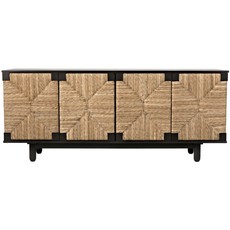 Noir Brook 4 Door Sideboard