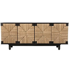 Noir Brook 4 Door Sideboard