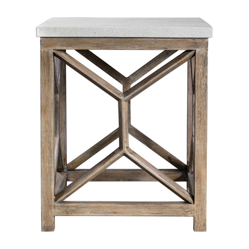 Catali End Table  22 W X 26 H X 22 D (in)