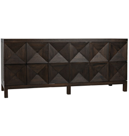 Noir Quadrant 3 Door Sideboard
