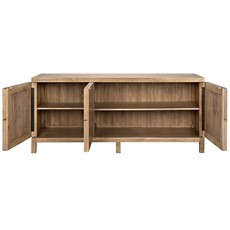 Noir Quadrant 3 Door Sideboard