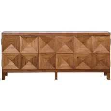 Noir Quadrant 3 Door Sideboard