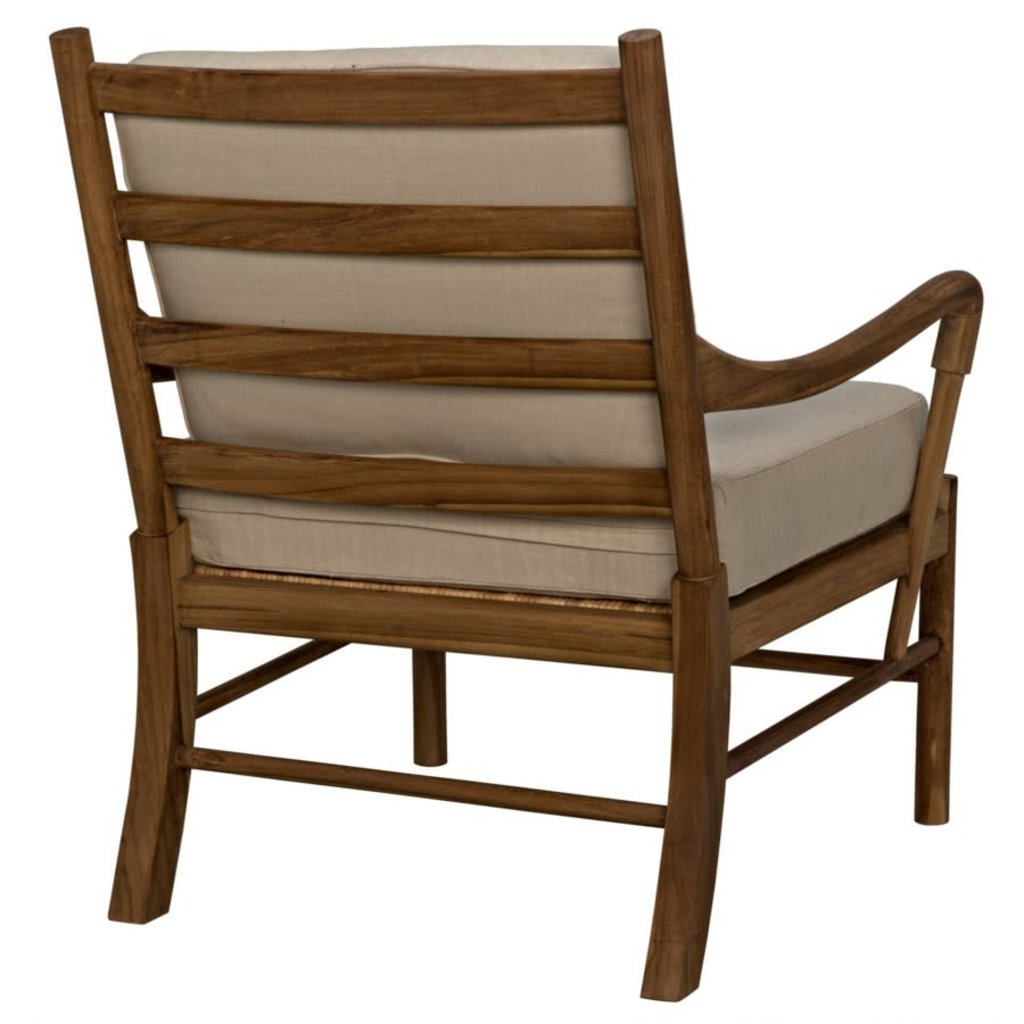 Noir Kevin Chair with Rattan