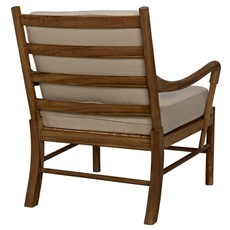 Noir Kevin Chair with Rattan
