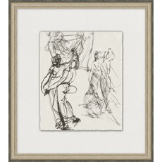 Wendover Art Dance with Me Charcoal  17x19
