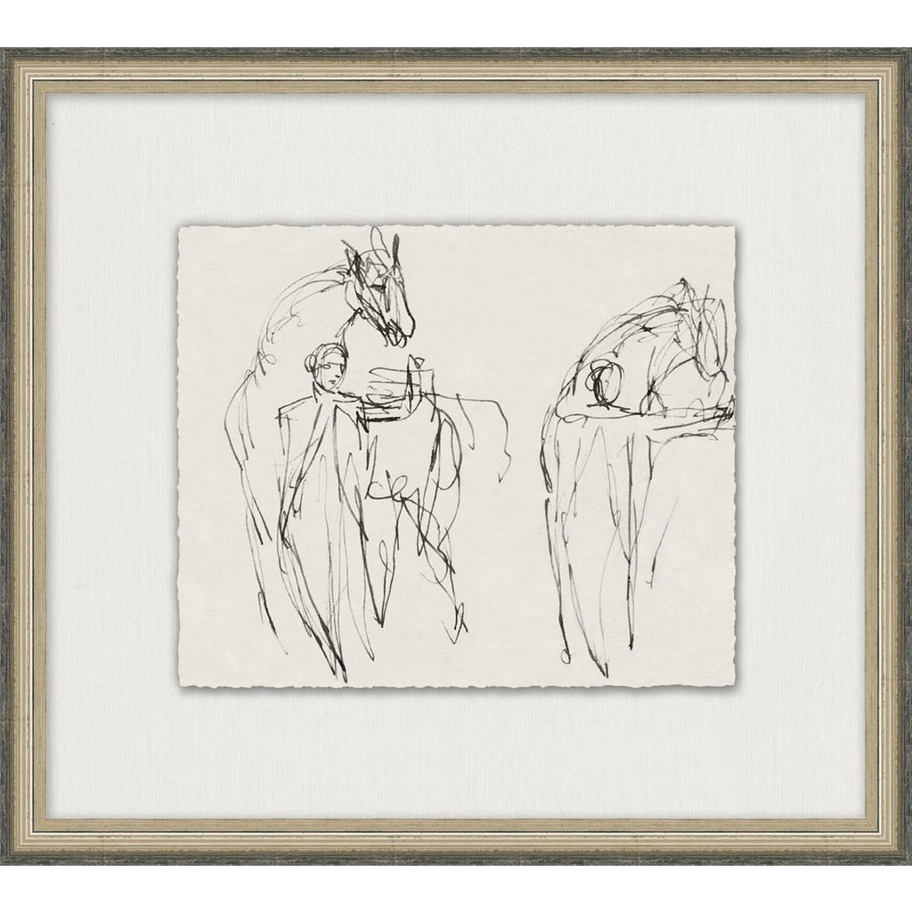 Wendover Art Equine - Charcoal  17x19