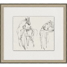 Wendover Art Equine - Charcoal  17x19