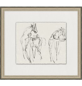 Wendover Art Equine - Charcoal  17x19