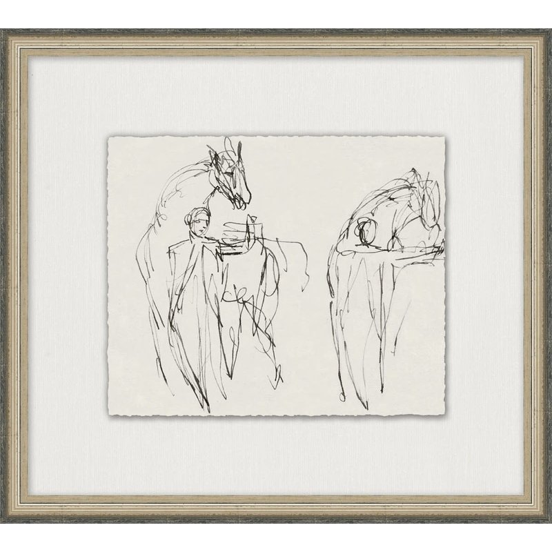 Wendover Art Equine - Charcoal  17x19