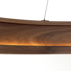 Baum Chandelier Dark Walnut 33"