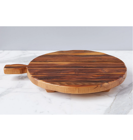 Europe 2 You Classic Oversized Round Footed Cutting Board