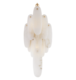 Visual Comfort Cora Alabaster Waterfall Sconce LRG