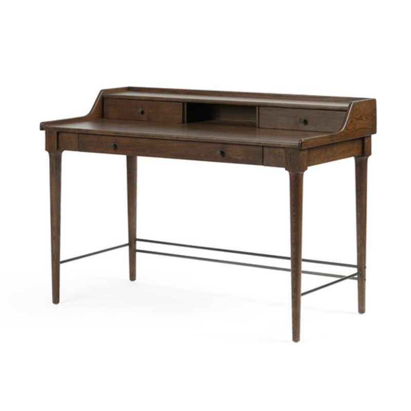 Moreau Writing  Desk Dark Toasted Oak
