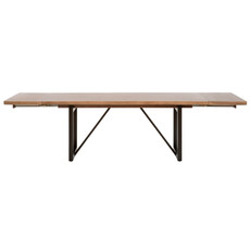 Raw Edge Extension Dining Table