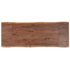 Raw Edge Extension Dining Table